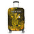 (Custom Personalised) Hawaii Luggage Cover Hibiscus Kanaka Hawaiian Map Shark Ver.03 LT14 Yellow - Polynesian Pride