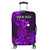 (Custom Personalised) Hawaii Luggage Cover Hibiscus Kanaka Hawaiian Map Shark Ver.05 LT14 Purple - Polynesian Pride