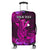 (Custom Personalised) Hawaii Luggage Cover Hibiscus Kanaka Hawaiian Map Shark Ver.06 LT14 Pink - Polynesian Pride