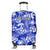 (Custom Personalised) Hawaii Luggage Cover Ukulele Tropical Beach Palm Trees And Hibiscus Ver.05 LT14 Blue - Polynesian Pride