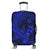 Polynesian Luggage Cover Blue Hawaiian Tribal Hammerhead Shark LT14 Blue - Polynesian Pride