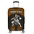 (Custom Personalised) Hawaii Luggage Cover Hawaiian Warrior With Weapon Polynesian Ver.07 LT14 Gold - Polynesian Pride