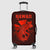 Hawaii Luggage Cover Kakau Kanaka Maoli Combine Polynesian Shark Ver.06 LT14 Red - Polynesian Pride