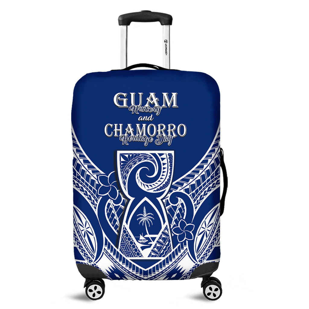 Guam History and Chamorro Heritage Day Luggage Cover Latte Stone Polynesian LT14 - Polynesian Pride