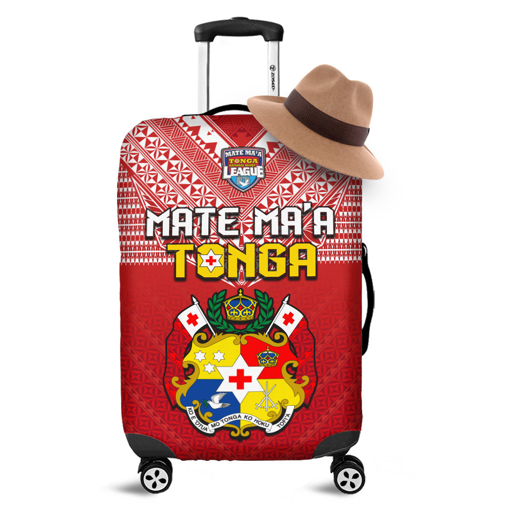 Tonga Rugby MMT Luggage Covers Ngatu Mate Maa Tonga Special LT13 Red - Polynesian Pride