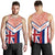 Hawaii Flag Lanai Men's Tank Top - Orange - Mit Style - AH Orange - Polynesian Pride