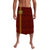 Tonga Vavau High School Lavalava Simple Tongan Style Maroon LT8 Maroon - Polynesian Pride