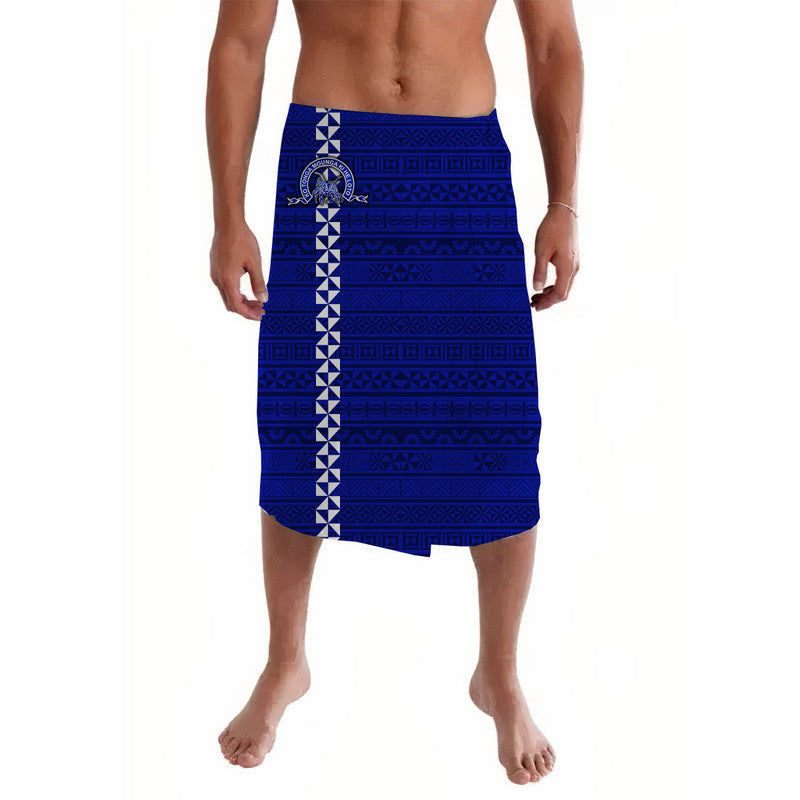 Tonga Tapunisiliva College Lavalava Simple Tongan Style Blue LT8 Blue - Polynesian Pride