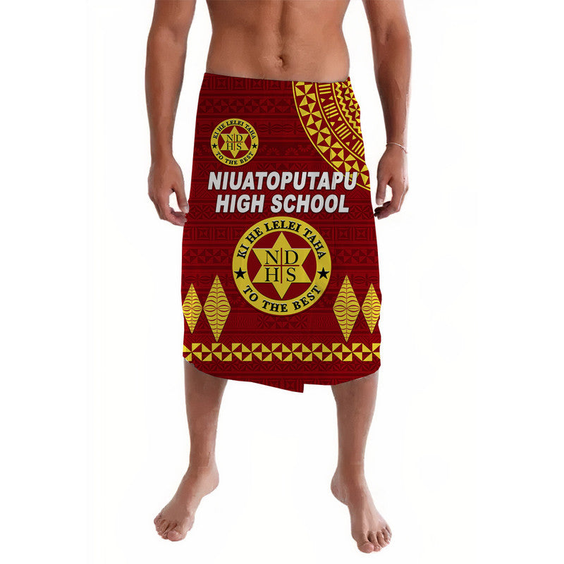 Tonga Niuatoputapu High School Lavalava Simple Style LT8 Maroon - Polynesian Pride