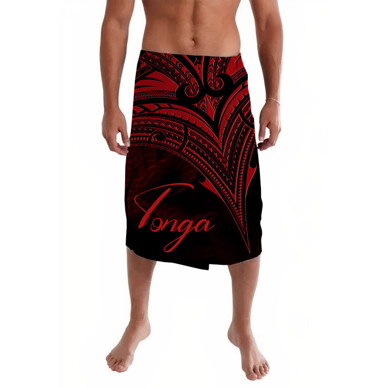Tonga Lavalava Red Color Cross Style LT8 - Polynesian Pride
