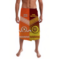 Tonga Tailulu College And Tonga High School Lavalava Together Unique Style LT8 Orange - Polynesian Pride