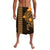 Custom Hawaii Lavalava Kakau Polynesian Pattern Combine Tropical Flowers Ver.01 LT14 Gold - Polynesian Pride