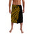 Polynesian Tribal Tattoo Gold Lavalava LT6 Lavalava Black - Polynesian Pride