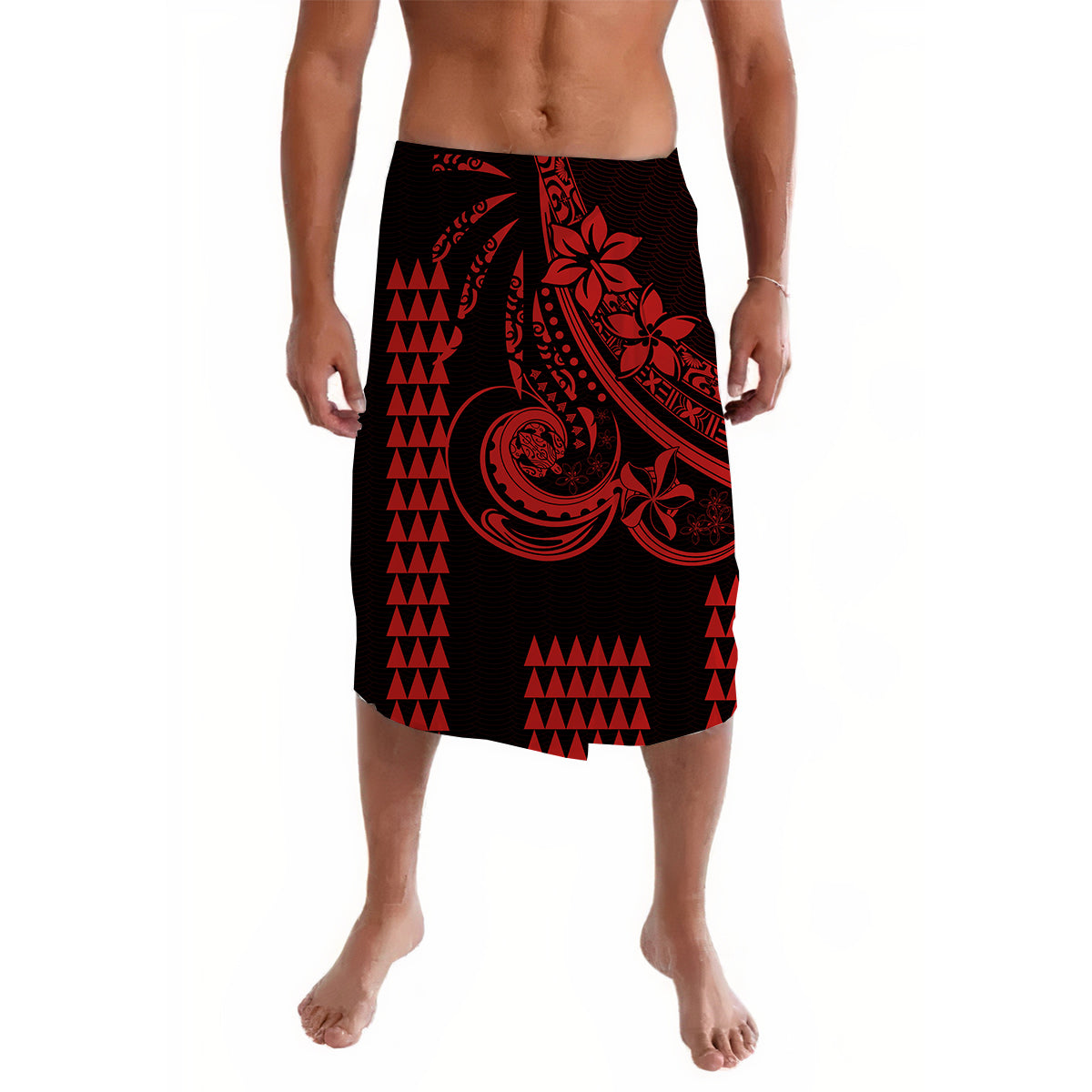 Kakau Hawaiian Polynesian Lavalava Red LT6 Lavalava Red - Polynesian Pride