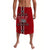 Hawaii Waialua Bulldogs High Mix Kakau Lavalava LT6 Red - Polynesian Pride