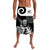 New Zealand Rugby Lavalava Silver Fern All Black Maori Koru LT14 Black - Polynesian Pride