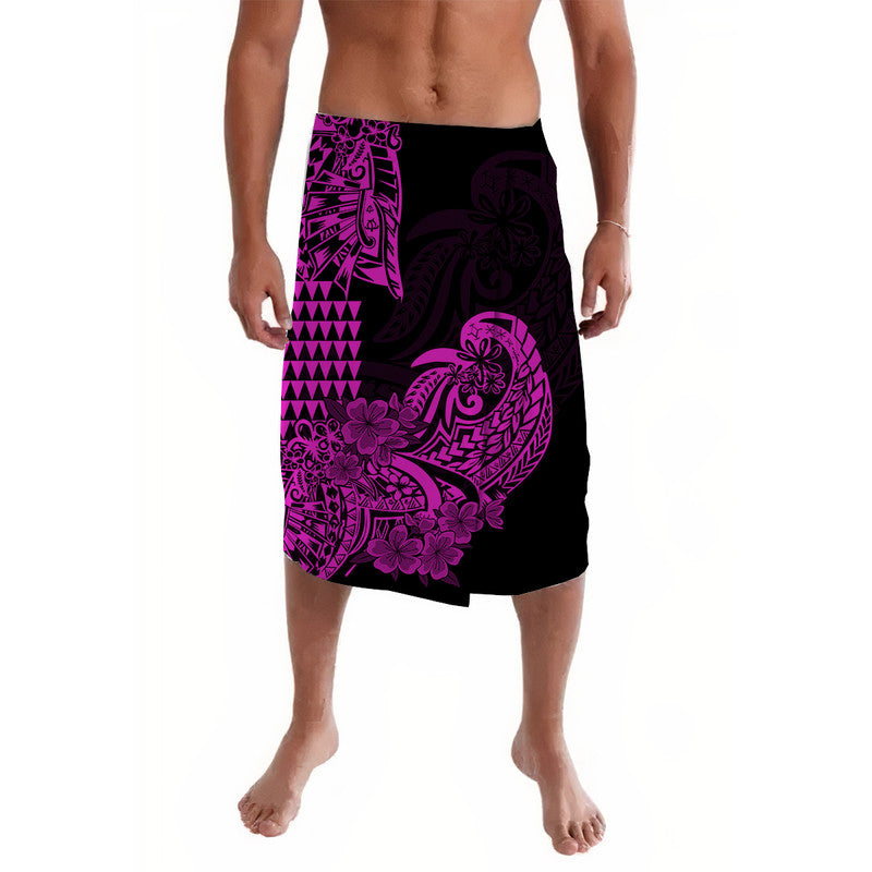 Hawaii Kakau Lavalava Polynesian Floral Tribal Purple Version LT9 Purple - Polynesian Pride