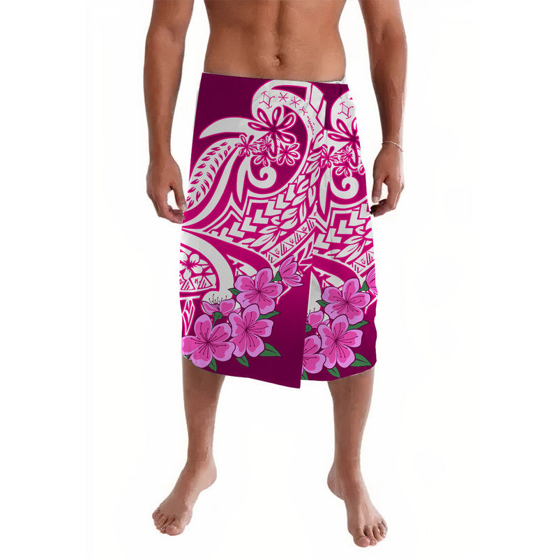 Polynesian Floral Tribal Lavalava Pink LT9 Pink - Polynesian Pride LLC