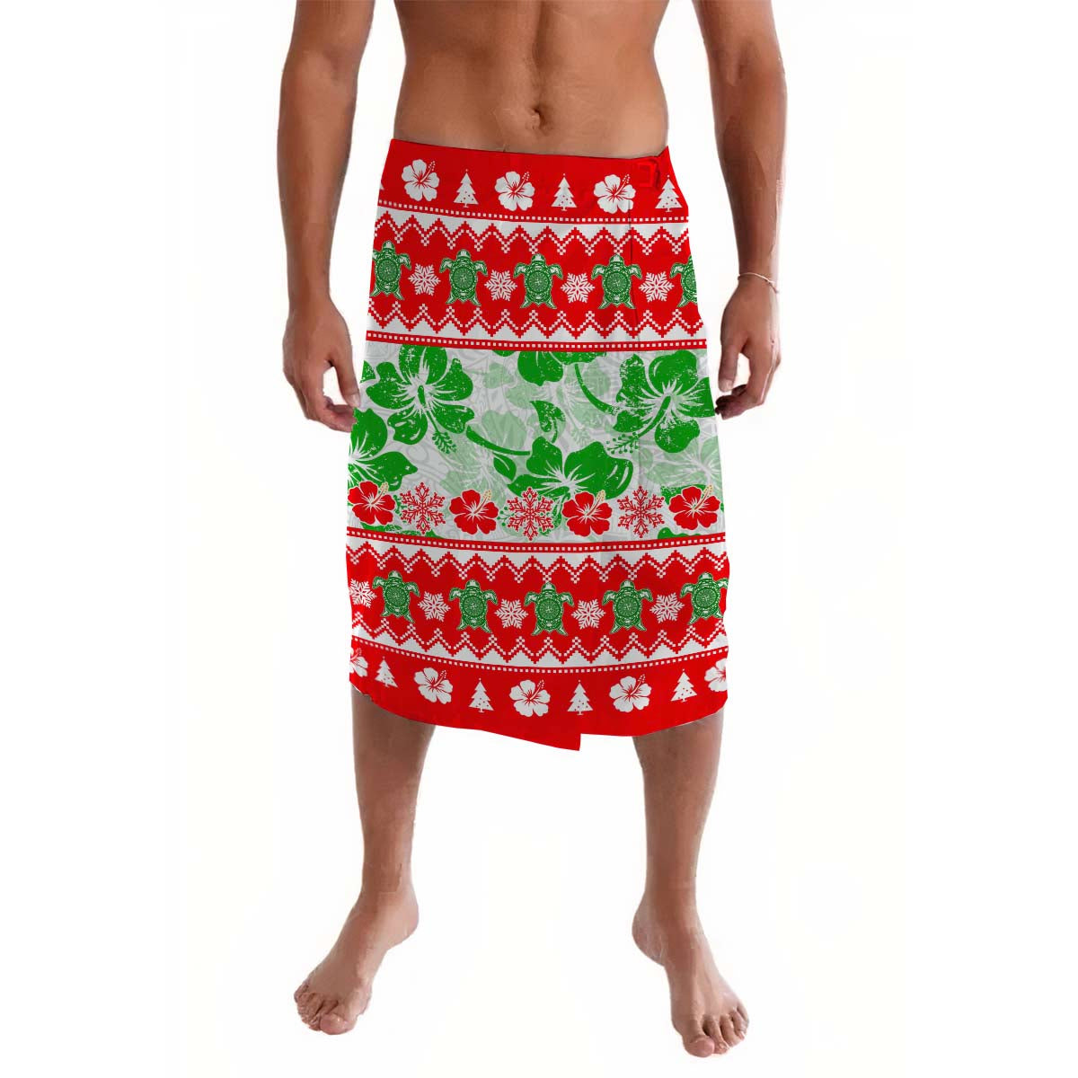 Polynesian Hawaiian Christmas Lavalava Style LT6 Lavalava Art - Polynesian Pride