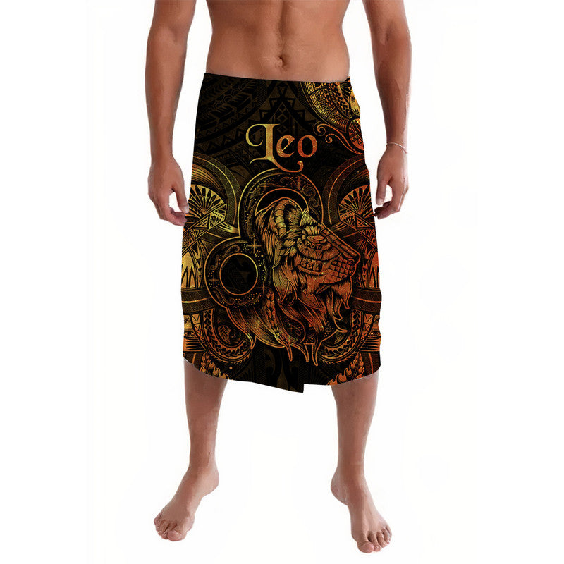 Leo Zodiac Polynesian Lavalava Unique Style Gold LT8 Gold - Polynesian Pride