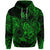 Custom Leo Zodiac Polynesian Hoodie Unique Style Green LT8 - Polynesian Pride