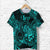 Custom Leo Zodiac Polynesian T Shirt Unique Style Turquoise LT8 - Polynesian Pride