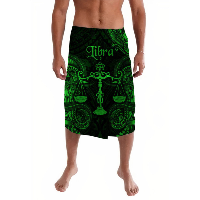 Libra Zodiac Polynesian Lavalava Unique Style Green LT8 Green - Polynesian Pride