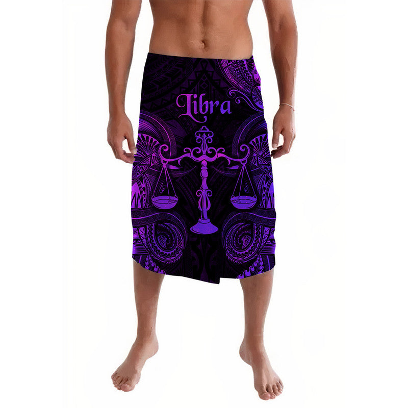 Libra Zodiac Polynesian Lavalava Unique Style Purple LT8 Purple - Polynesian Pride