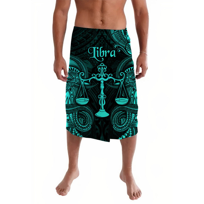 Libra Zodiac Polynesian Lavalava Unique Style Turquoise LT8 Turquoise - Polynesian Pride