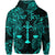 Custom Libra Zodiac Polynesian Zip Hoodie Unique Style Turquoise LT8 - Polynesian Pride