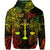 Custom Libra Zodiac Polynesian Zip Hoodie Unique Style Reggae LT8 - Polynesian Pride