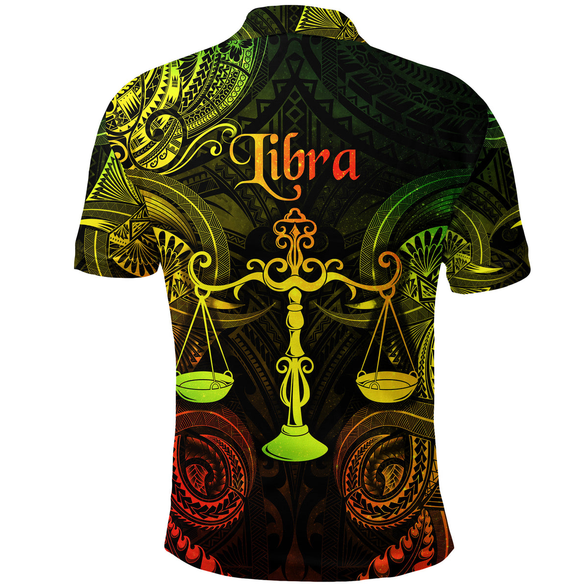 Libra Zodiac Polynesian Polo Shirt Unique Style Reggae LT8 - Polynesian Pride