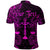 Custom Libra Zodiac Polynesian Polo Shirt Unique Style Pink LT8 - Polynesian Pride