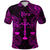 Custom Libra Zodiac Polynesian Polo Shirt Unique Style Pink LT8 - Polynesian Pride