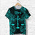 Custom Libra Zodiac Polynesian T Shirt Unique Style Turquoise LT8 - Polynesian Pride