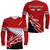 Waitangi Long Sleeve Shirt Aotearoa Tino Rangatiratanga Flag with Silver Fern LT9 Unisex Red - Polynesian Pride