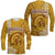 Hawaii Mililani High School Long Sleeve Shirt Tribal Kakau LT9 Unisex Yellow - Polynesian Pride