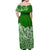 Liahona High School Tonga Off Shoulder Long Dress Kupesi Style - Ver02 LT7 - Polynesian Pride