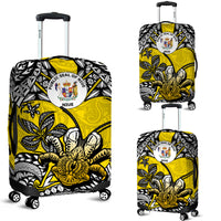 Niue Uga Luggage Cover Tribal Patterns Yellow Style LT6 - Polynesian Pride