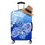 Federated States Of Micronesia Luggage Cover Polynesian Floral Tribal LT9 Blue - Polynesian Pride