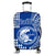 Hawaii Kailua High School Luggage Cover Tribal Kakau LT9 Blue - Polynesian Pride