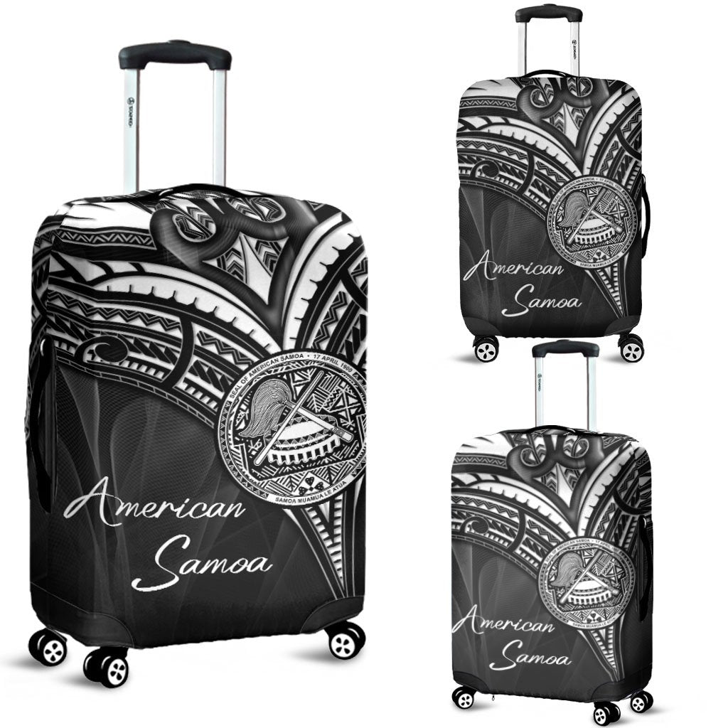 American Samoa Luggage Covers - Cross Style Black - Polynesian Pride