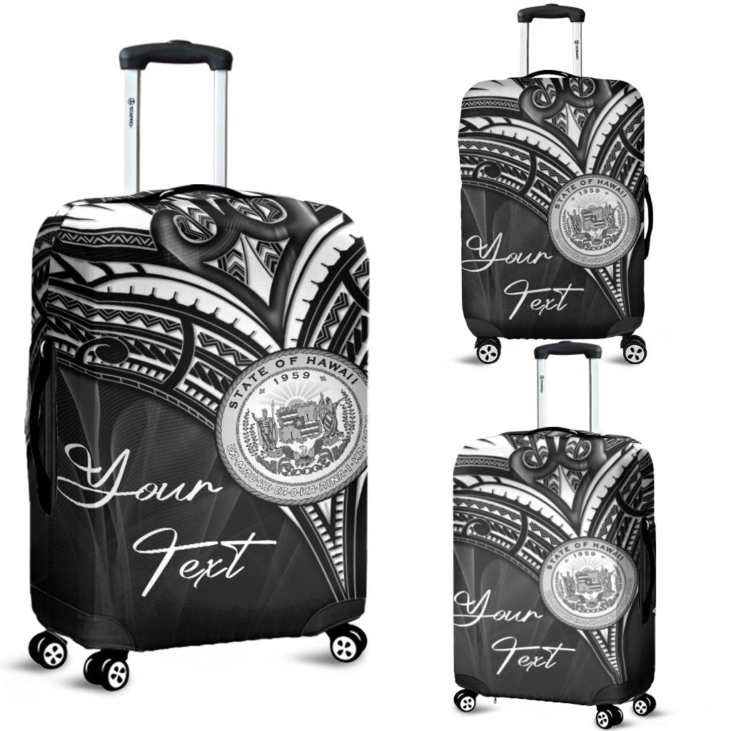 Hawaii Custom Personalised Luggage Covers - Cross Style Black - Polynesian Pride