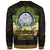 Marshall Islands Sweatshirt - Polynesian Gold Patterns Collection - Polynesian Pride