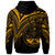 Marshall Islands Hoodie Gold Color Cross Style - Polynesian Pride