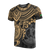 Vanuatu T Shirt Vanuatuan Coat of Arms Gold Turtle Hibiscus Unisex GOLD - Polynesian Pride