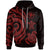 Polynesian Hawaii Hoodie Red Tentacle Turtle Unisex Red - Polynesian Pride