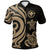 Hawaii Polo Shirt Gold Tentacle Turtle Unisex Gold - Polynesian Pride