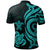 Tonga Polynesian Polo Shirt Turquoise Tentacle Turtle - Polynesian Pride