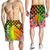 Happy Hawaii Fathers Day Men Shorts Hawaiian Tribal Kanaka Maoli Hibiscus LT14 - Polynesian Pride